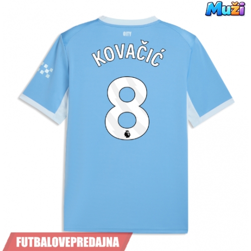 Lacne Muži Futbalové dres Manchester City Mateo Kovacic #8 2026-27 Krátky Rukáv - Domáci
